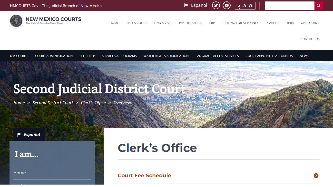 Clerk’s Office | Second District Court